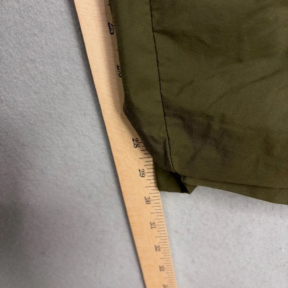 Nike Cargo Pants Mens Large Green Nylon Track Windbreaker Gorpcore Streetwear